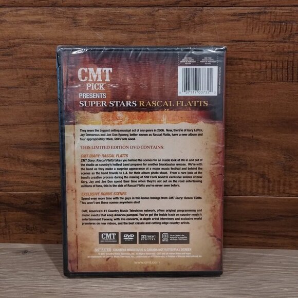 CMT PICKS RASCAL FLATTS CMT Diary Rascal Flatts DVD 2007 Limited Edition NWT - Picture 3 of 6